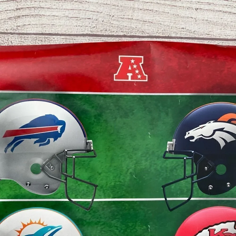 NFL football helmet poster, AYO Steelers poster and football superstars 2016 boo